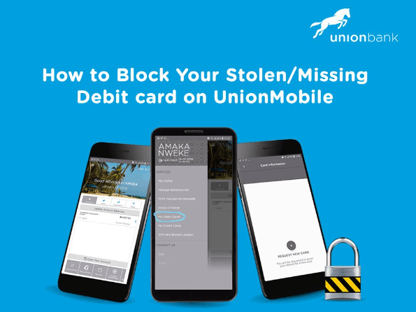 How to Block Union Bank Account and ATM Card